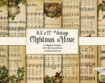 Printable xmas Etsy photo regarding Vintage Christmas Sheet Music Printable,frosty the Snowman called Printable xmas Etsy